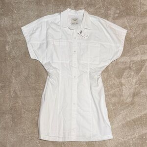 Abercrombie & Fitch White button down dress